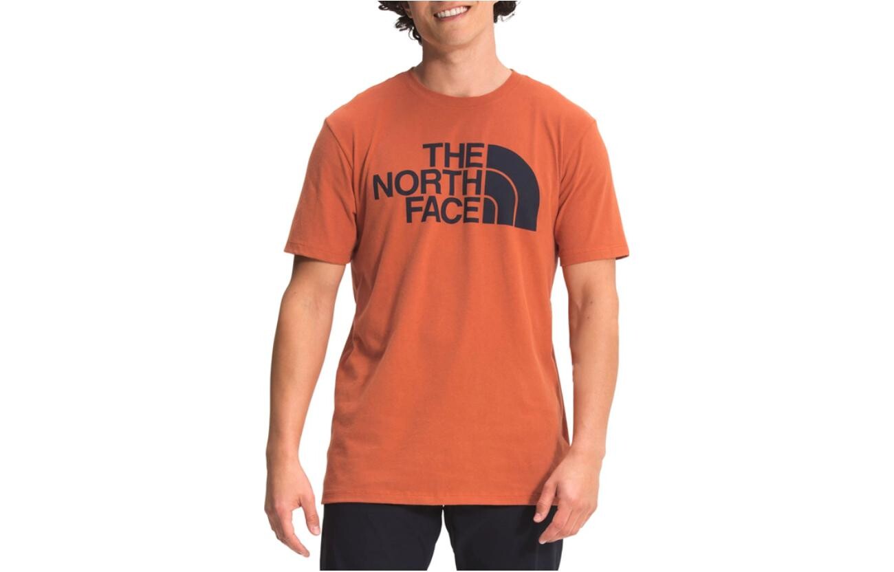 

Футболка мужская оранжевая The North Face, оранжевый