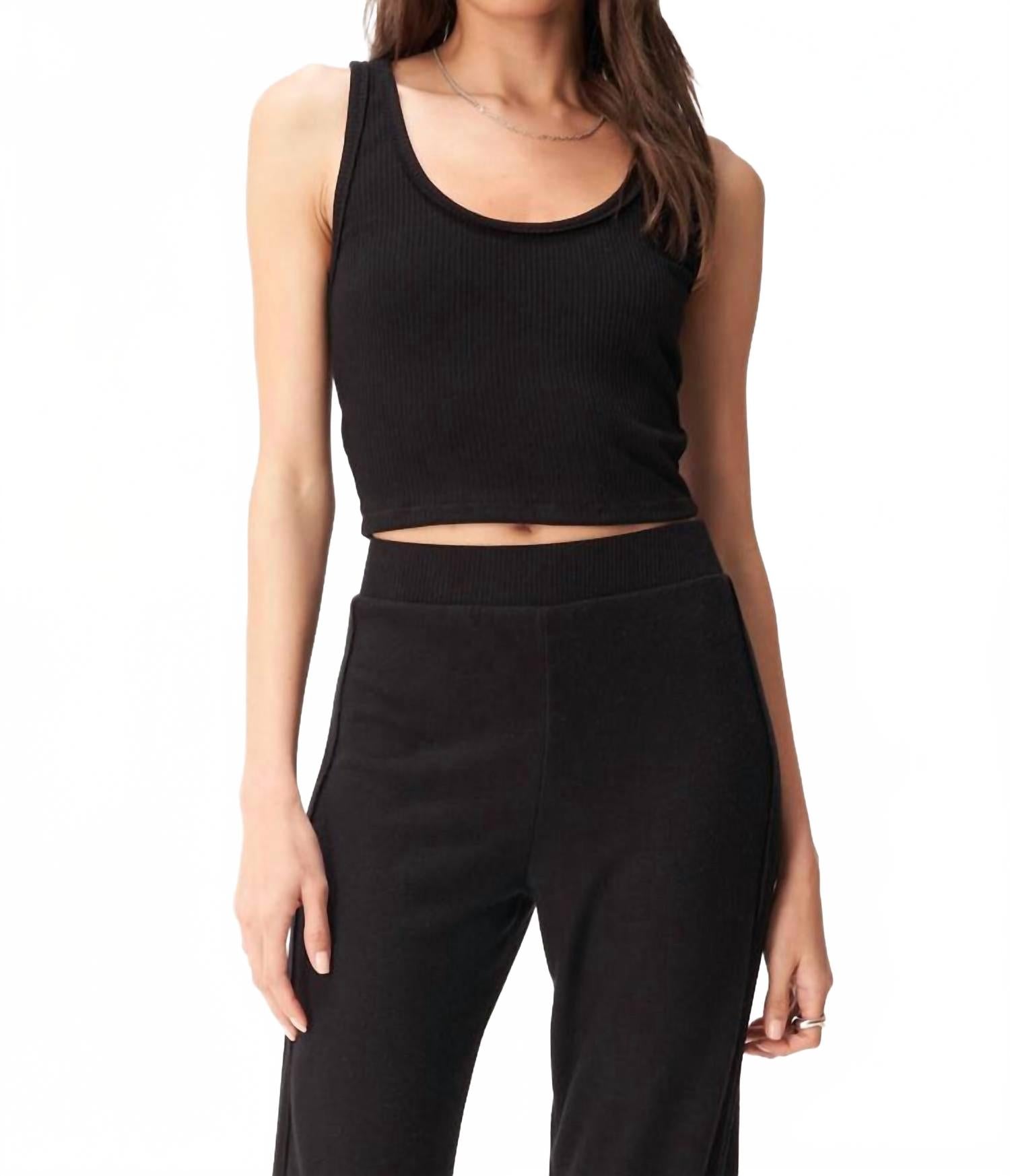 

Майка Porta Seamed Rib Tank, черная Project Social T, черный