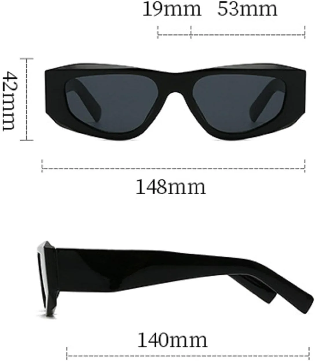 

Ретро-солнцезащитные очки для женщин. Модные солнцезащитные очки в стиле 90-х. Маленькие квадратные солнцезащитные очки с защитой от УФ-излучения UV400 mincl, Brown