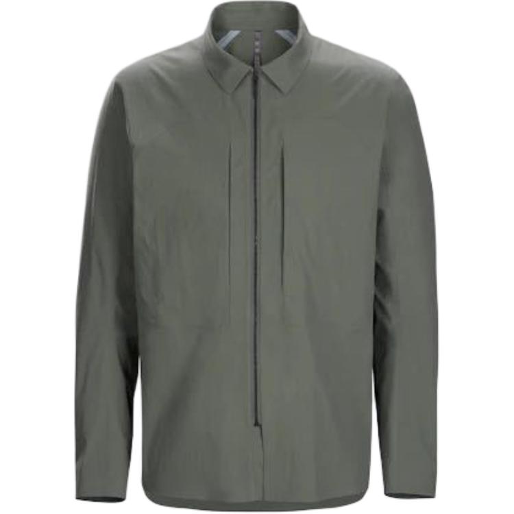 Куртка Veilance Collection Men's Arcteryx, цвет мохово-серый зеленый/блафф — фото 3