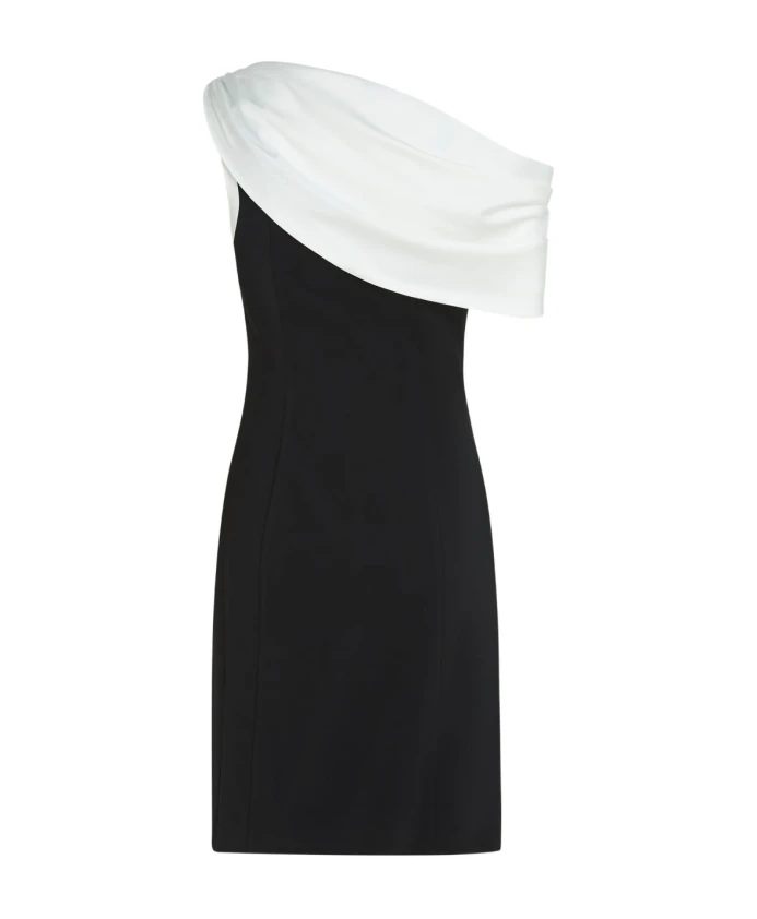 

Платье с драпировкой на одно плечо Karl Lagerfeld, черный