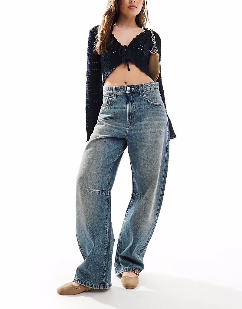 

Джинсы Cotton:On Barrel синего цвета