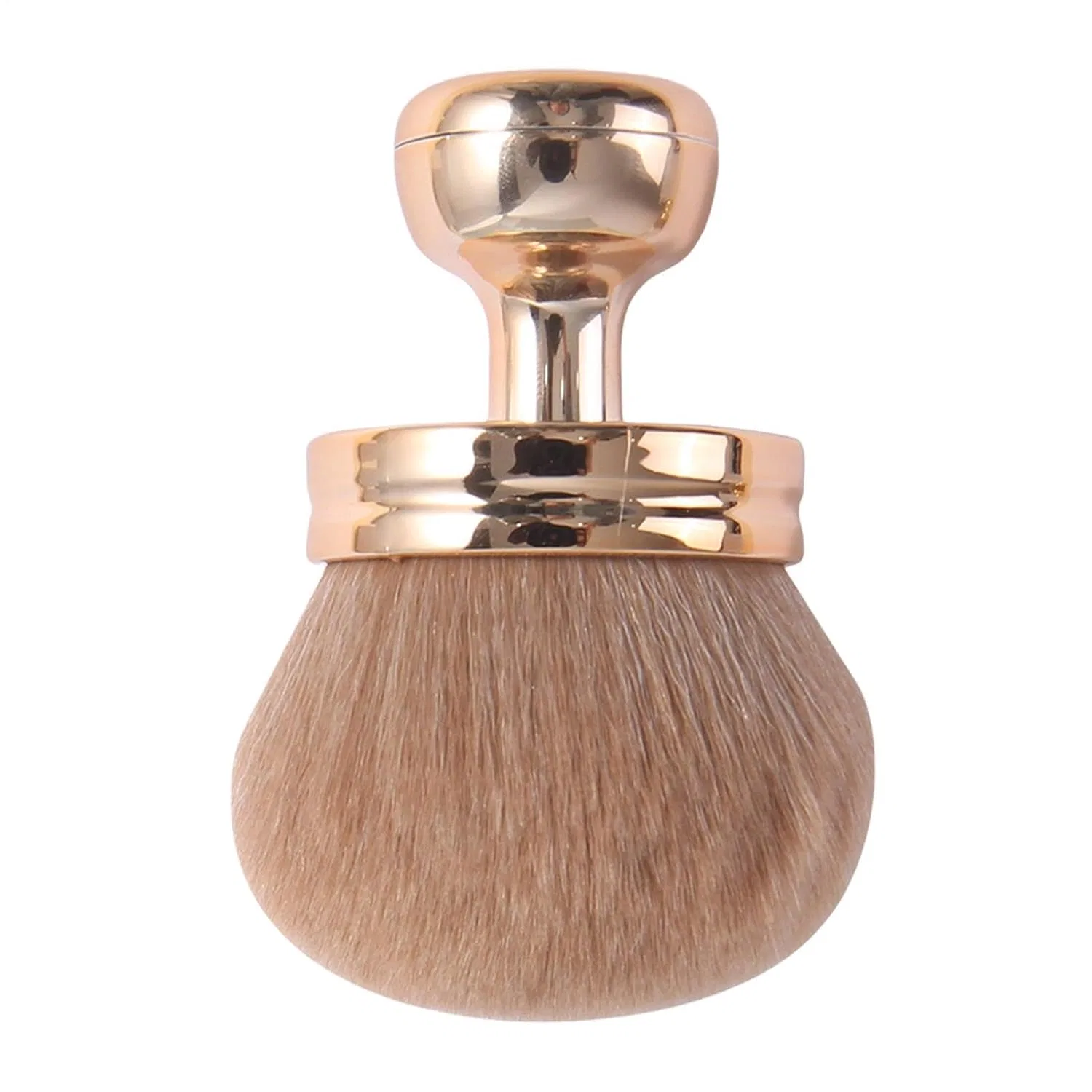Широкая кисть-аппликатор для автозагара и макияжа Gitekain, Rose Gold