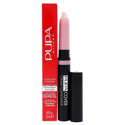 

Milano Cover Cream Concealer Легкое и среднее покрытие. Корректирует темные круги и несовершенства. Растушевываемая формула, обогащенная витамином Е, нейтрализует кожу. 006 Розовый, 0,08 унции, Pupa