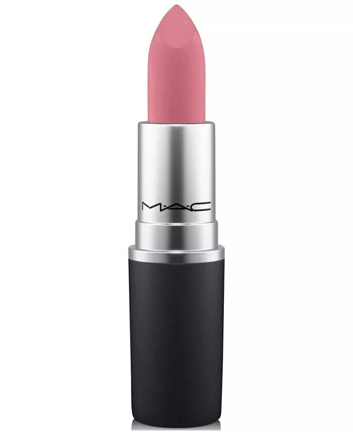 

Пудровая губная помада Kiss Mac, цвет Sultriness (baby blue pink)