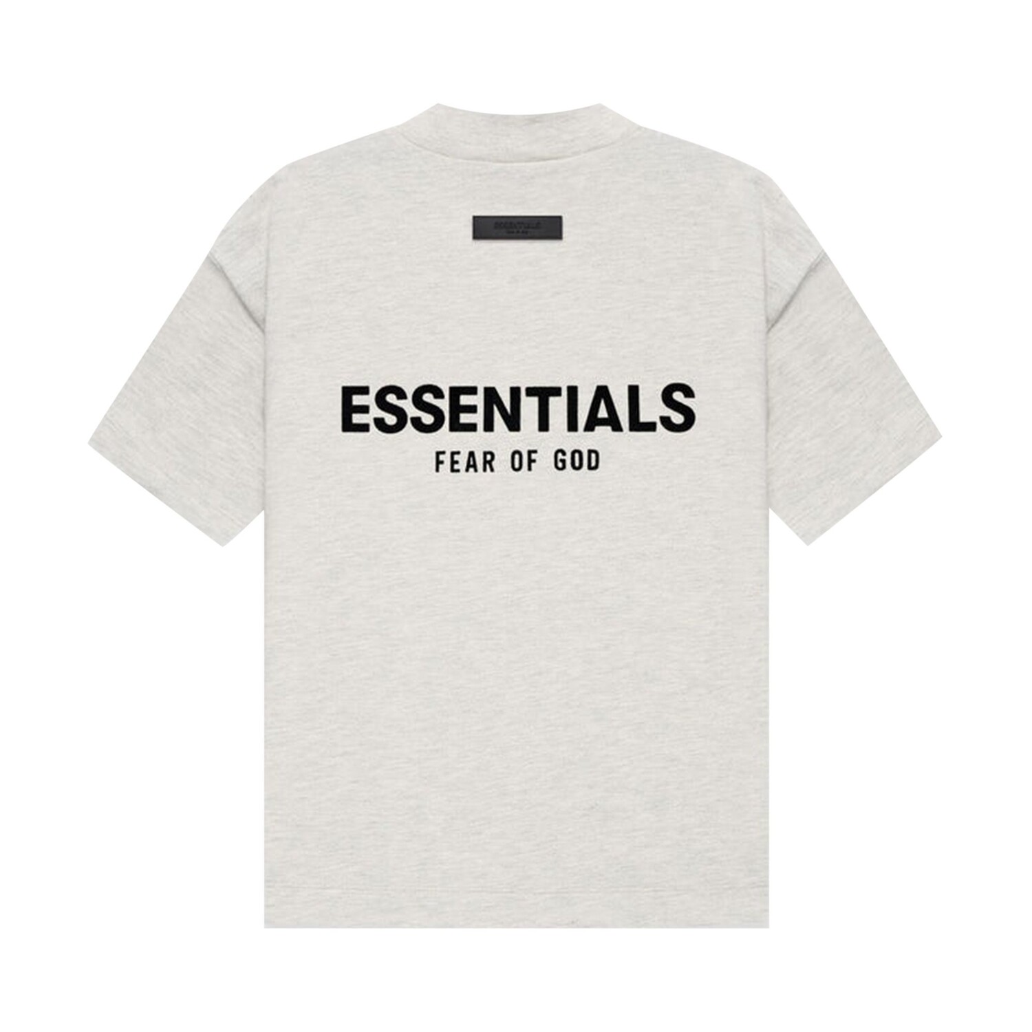 Футболка детская Fear of God Essentials Kids с логотипом, бежевый — фото 2