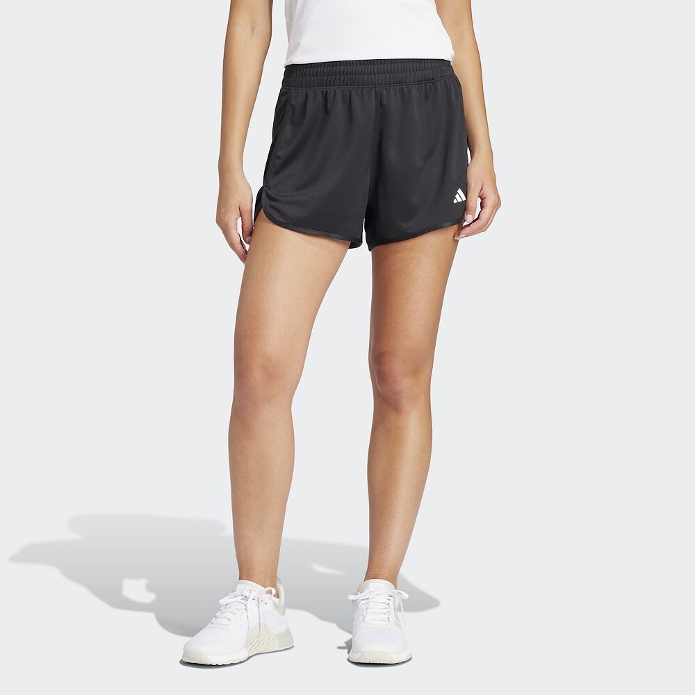 

Женские трикотажные шорты с высокой посадкой adidas Pacer Essentials Adidas, черный