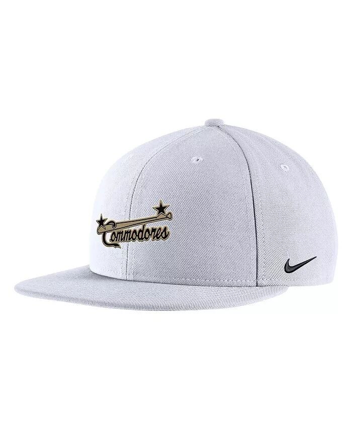 

Мужская белая кепка Vanderbilt Commodores Vault Pro Snapback Nike, белый