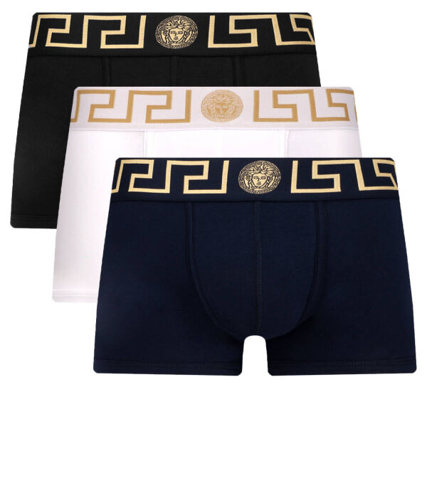 

Комплект боксеров Versace с логотипом, мультиколор