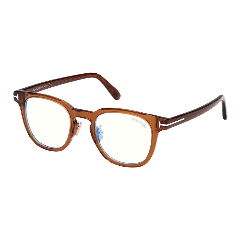 

TOM FORD Ацетатная квадратная оправа для очков унисекс коричневая, Brown