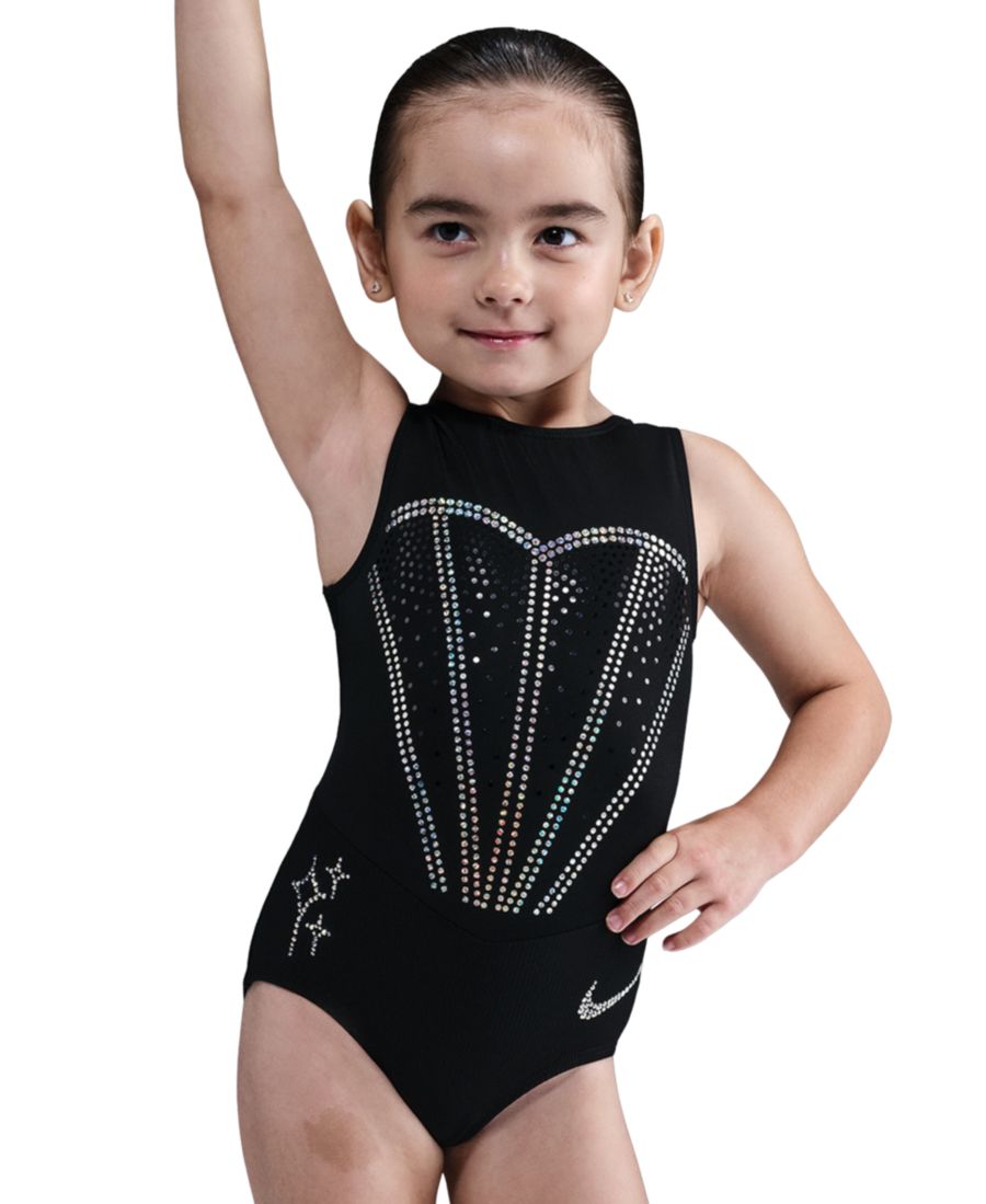 

Купальник-реплика Skye Blakely Shimmer для девочек 7-16 лет, Чемпионат США 2025 года Nike Gymnastics, Black