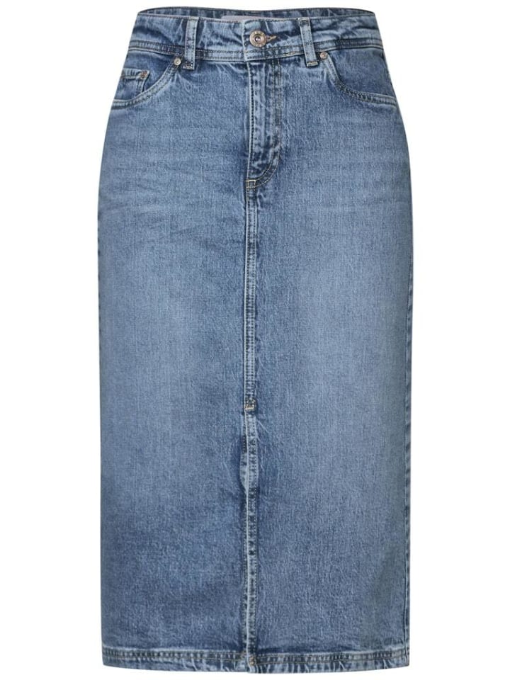 

Юбка до колена Street One, цвет medium blue authentic