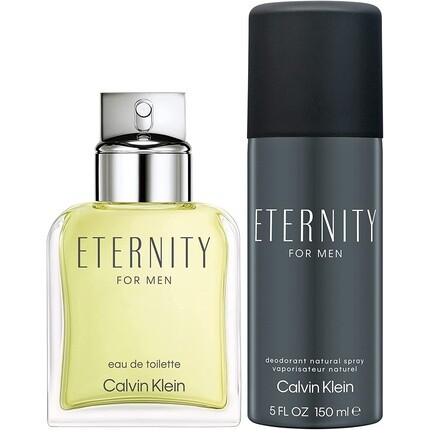Парфюмерный набор для женщин CK Eternity Men Gift Set - 50ml Eau de Toilette Spray 100ml Shower Gel — фото 3