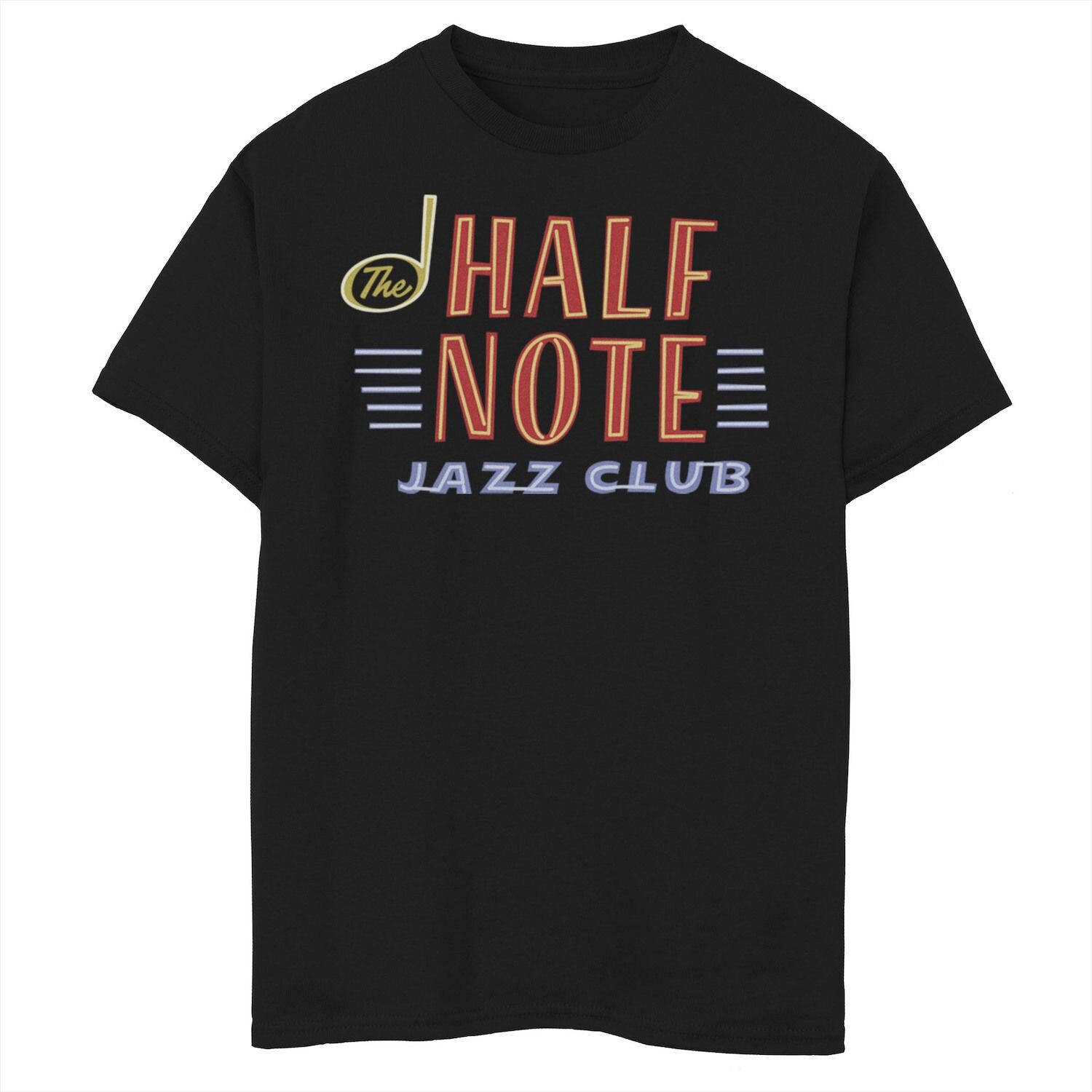 

Футболка с плоским логотипом и графическим рисунком Disney/Pixar's Soul Boys 8-20 The Half Note Jazz Club Disney / Pixar