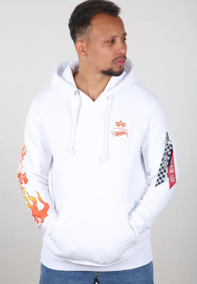 

Толстовка Alpha Industries " Alpha Industries Мужчины - Толстовки Flame Hoody", белый