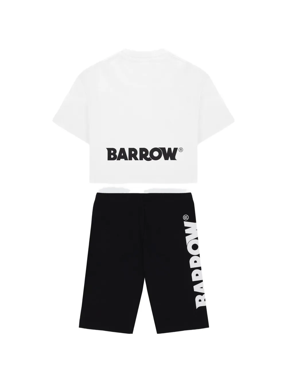 Спортивный костюм с футболкой с принтом Barrow Kids, белый — фото 2