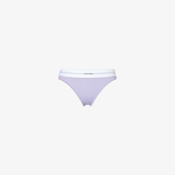 

Бикини Calvin Klein из модала с добавлением хлопка, сиреневый