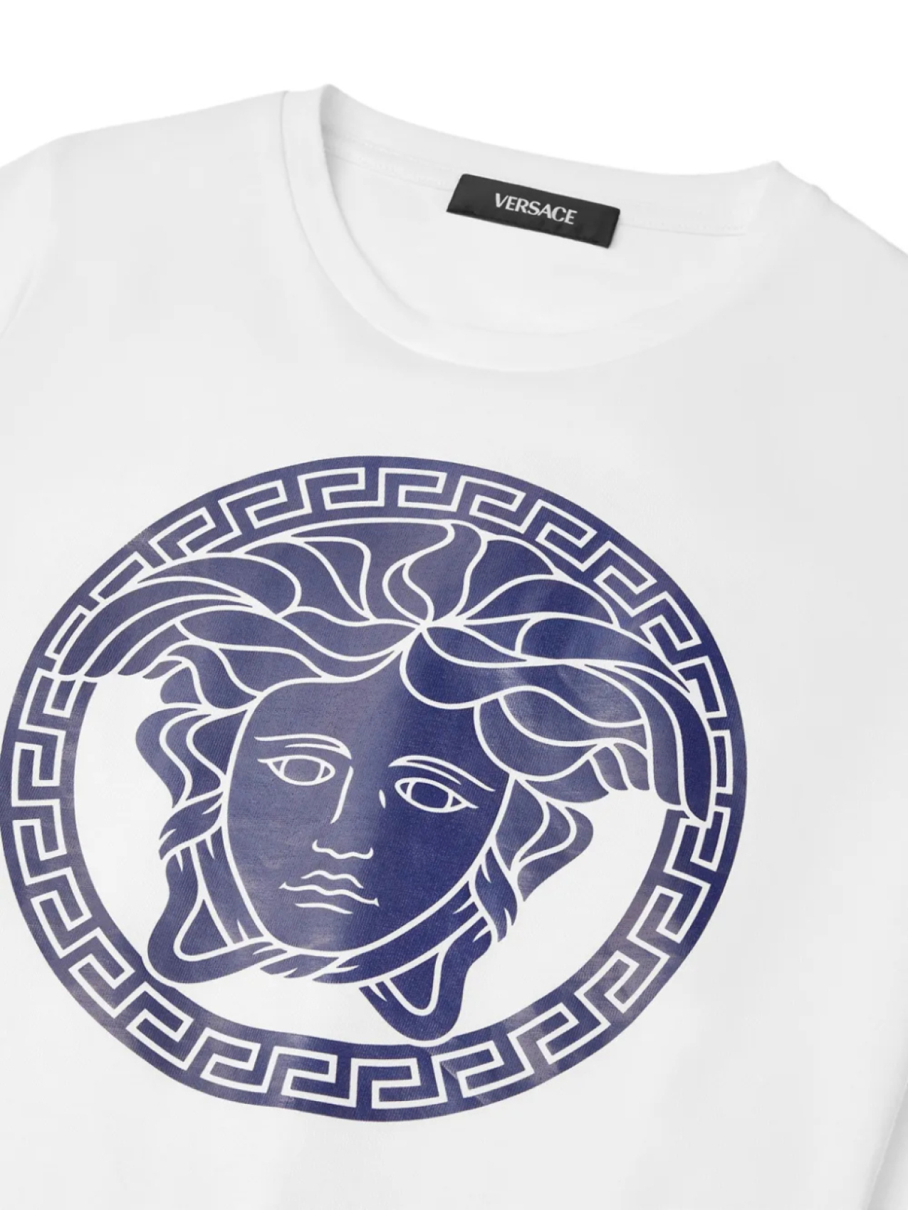 Versace Kids футболка с декором Medusa, белый — фото 3