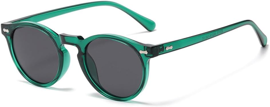 

Ретро поляризованные солнцезащитные очки для мужчин и женщин, маленькие круглые солнцезащитные очки для мужчин и женщин, винтажные очки в литературном стиле, очки для вождения VFDHN, 3