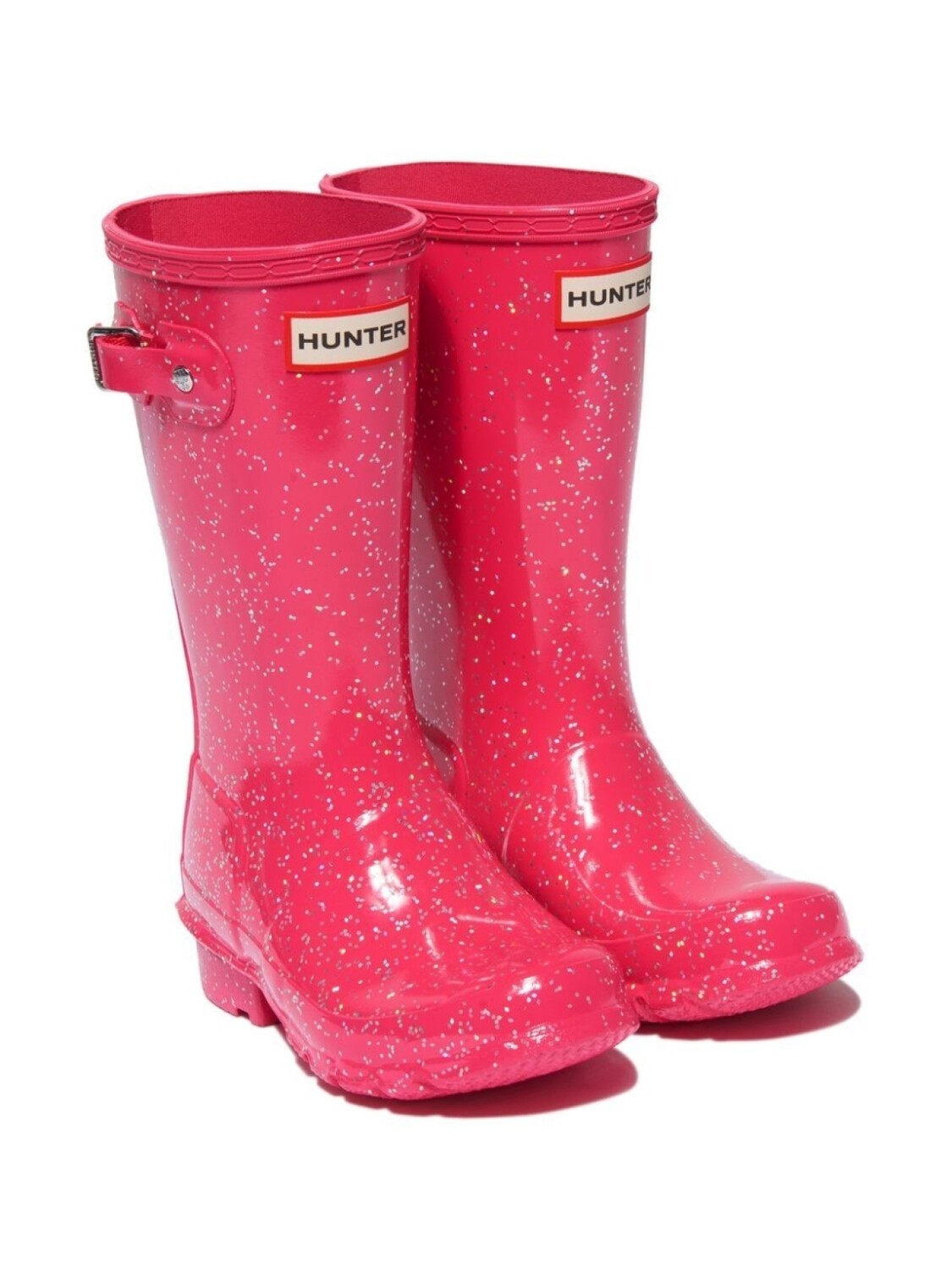 

Резиновые сапоги с блестками Hunter Kids, розовый