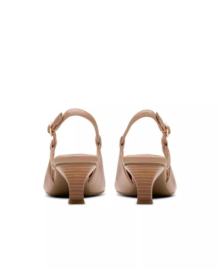 Женская коллекция Туфли с открытой пяткой Kepley Lane Clarks, бежевый — фото 3