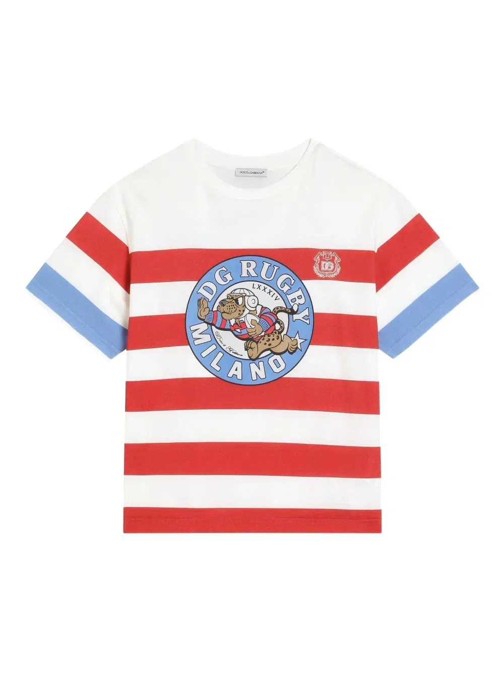 Полосатая футболка Dolce & Gabbana Kids, белый
