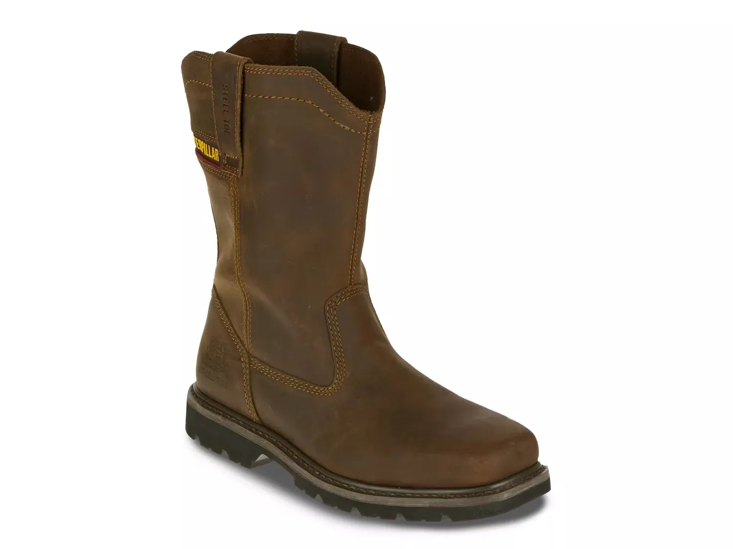 

Рабочие ботинки Wellston со стальным носком Caterpillar, Dark Brown
