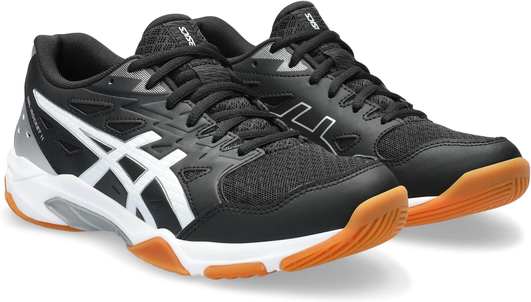 

Кроссовки GEL-Rocket 11 Volleyball Shoe ASICS, цвет Black/Pure Silver, Черный, Кроссовки GEL-Rocket 11 Volleyball Shoe ASICS, цвет Black/Pure Silver