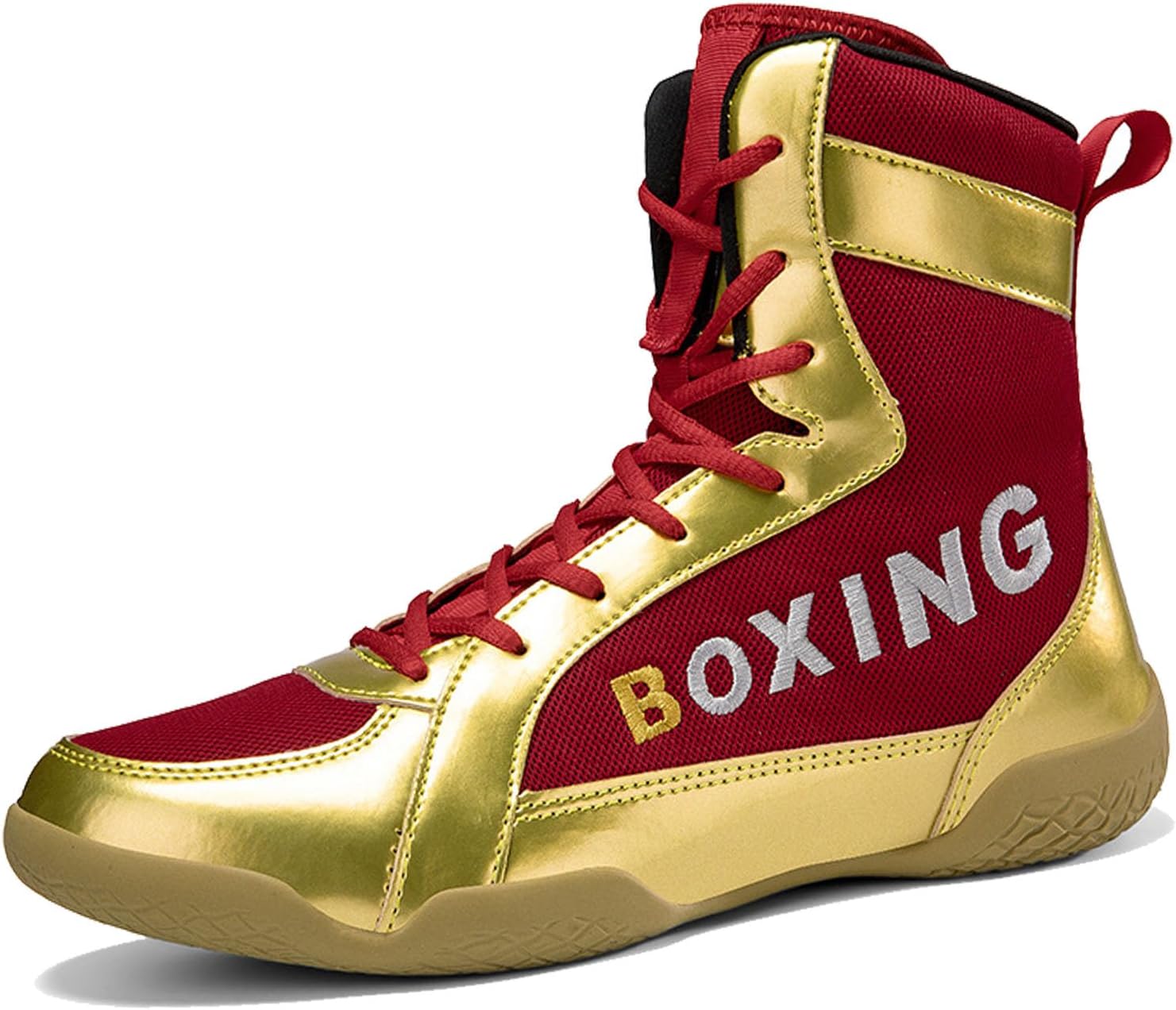 

Боксерские кроссовки для мужчин Профессиональные обувь для борьбы Дышащие легкие тренировочные кроссовки Zivopah, красный