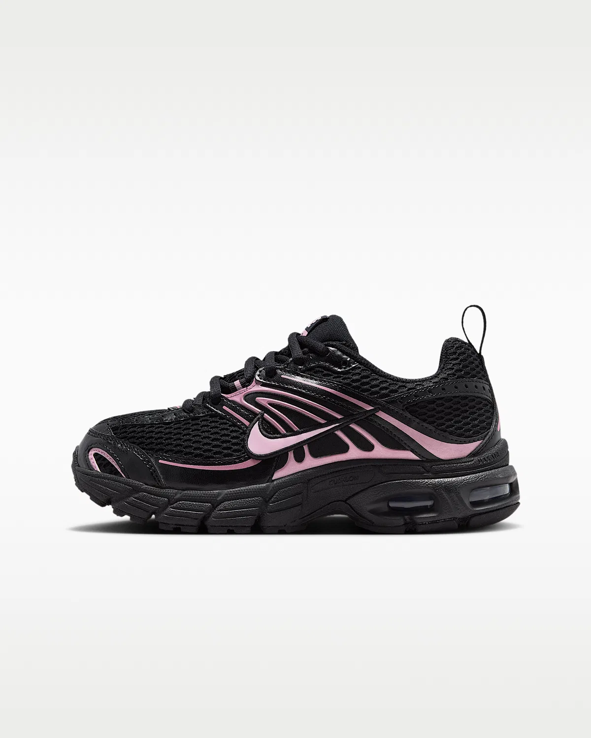 Кроссовки Nike Air Max Moto 2K для старших детей, Black/Pink Rise/Pink Foam