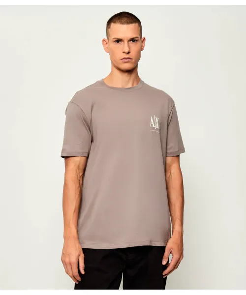

Футболка Regular fit Armani Exchange, бежевый