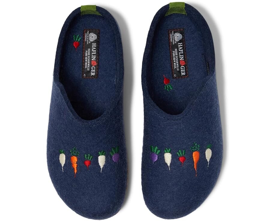 

Туфли на плоской подошве Unisex Haflinger Roots, синий
