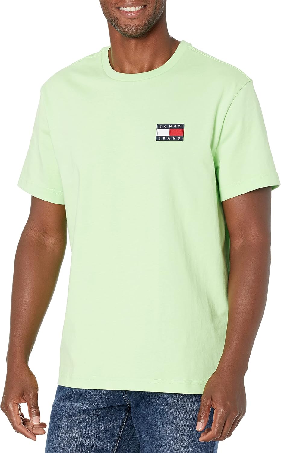 

Мужская футболка Tommy Hilfiger Tommy Jeans с коротким рукавом и значком, Faded Green