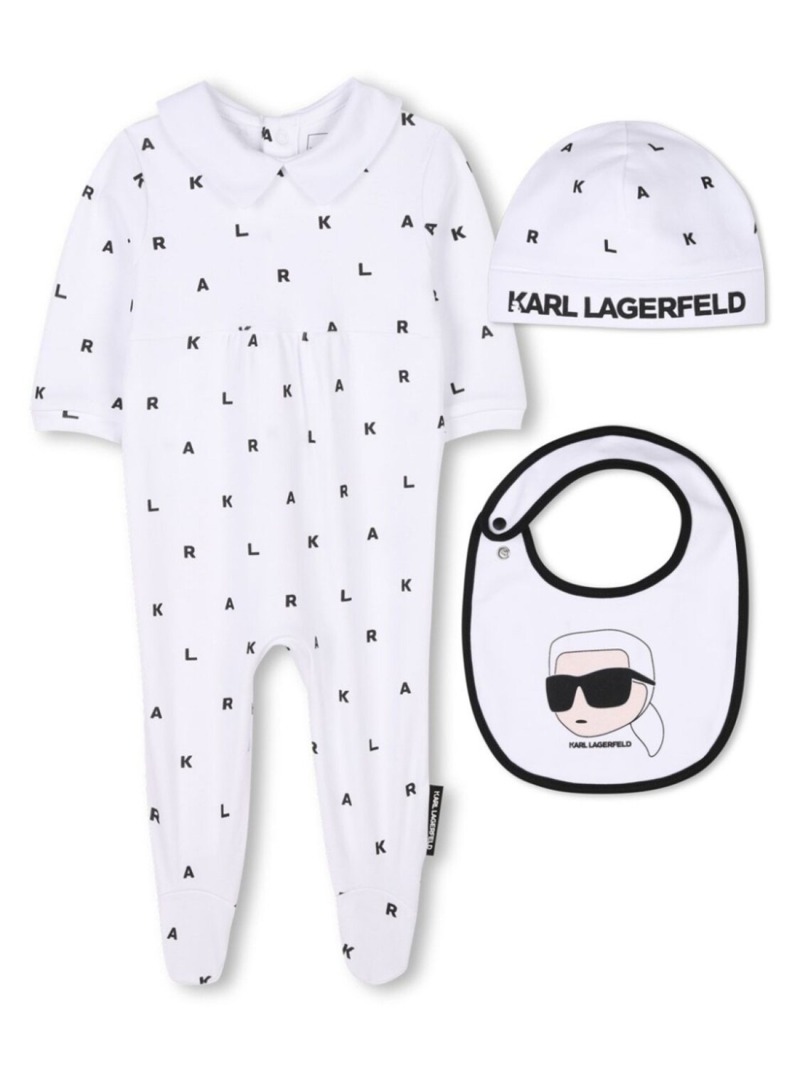 

Пижама с логотипом Karl Lagerfeld Kids, белый