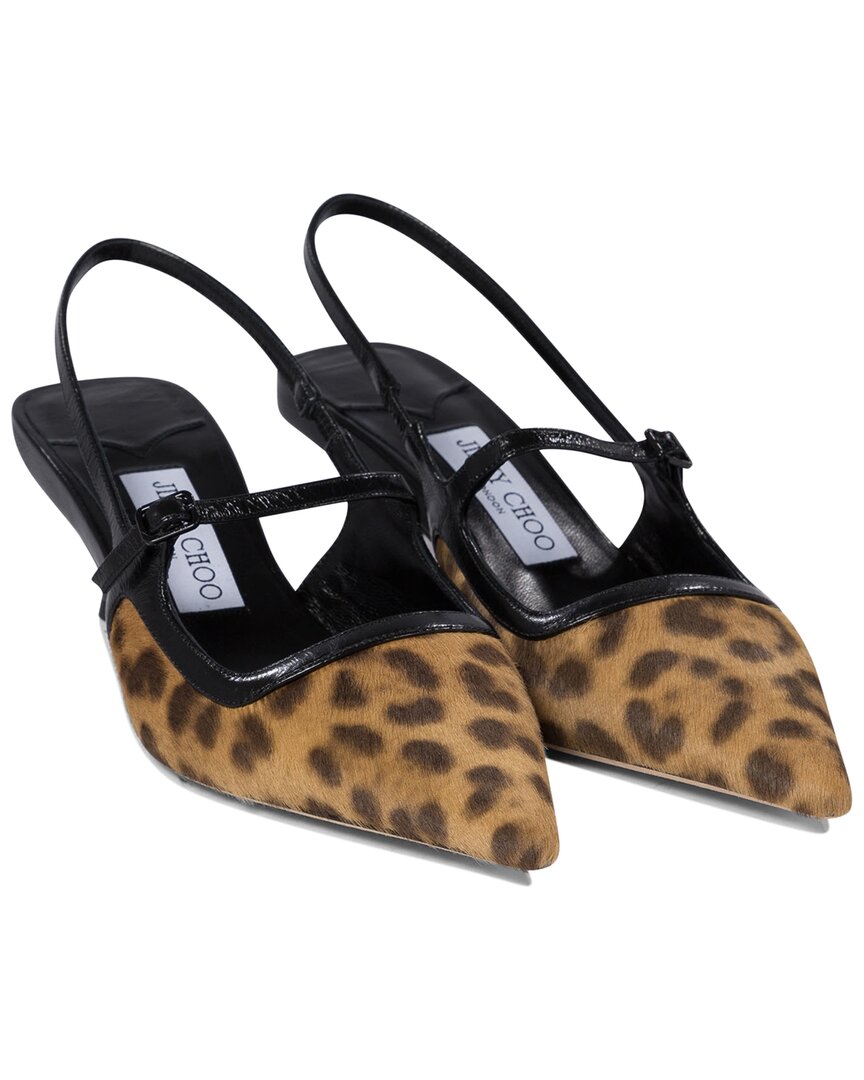 Джимми Чу Диди 45 Кожаные Туфли-лодочки на ремешке Jimmy Choo, черный