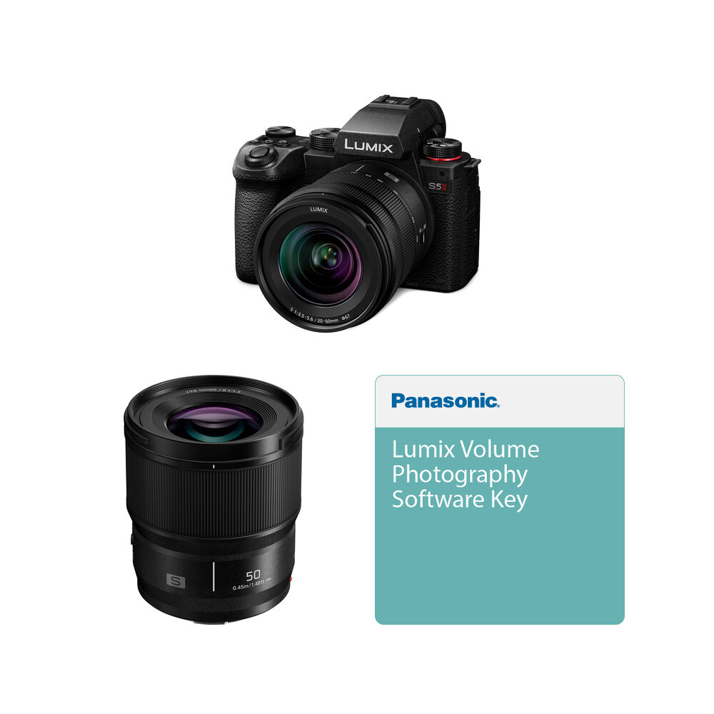 

Беззеркальная камера Panasonic Lumix S5 II Mirrorless Camera with 20-60mm and 50mm