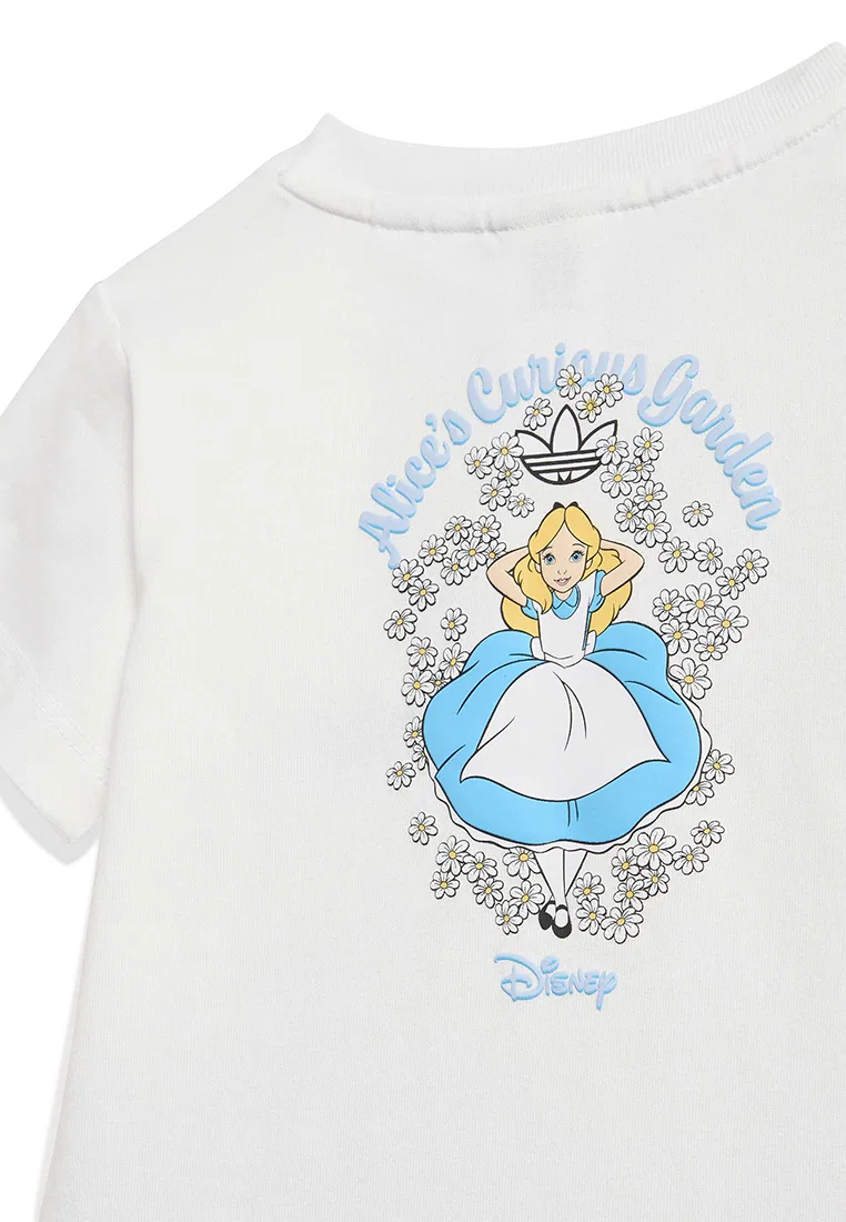 Детский комплект футболка и шорты, Disney x ADIDAS, белый/черный/мультиколор — фото 4