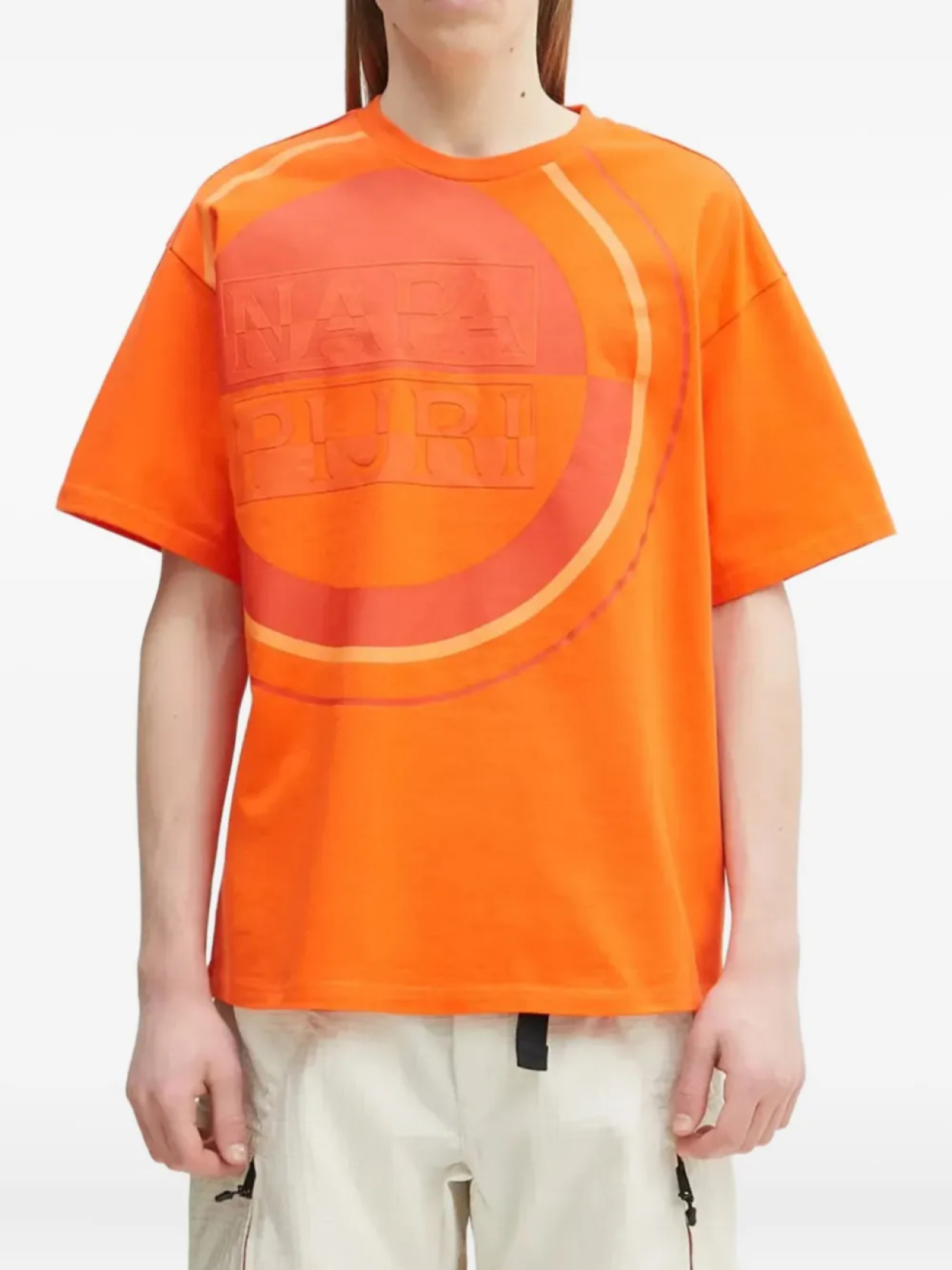 

Napapijri logo-print Футболка, оранжевый