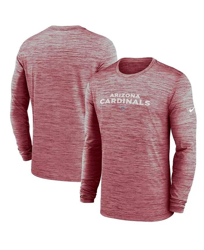

Футболка мужская Cardinal Arizona Cardinals Sideline Team Velocity Performance с длинным рукавом Nike