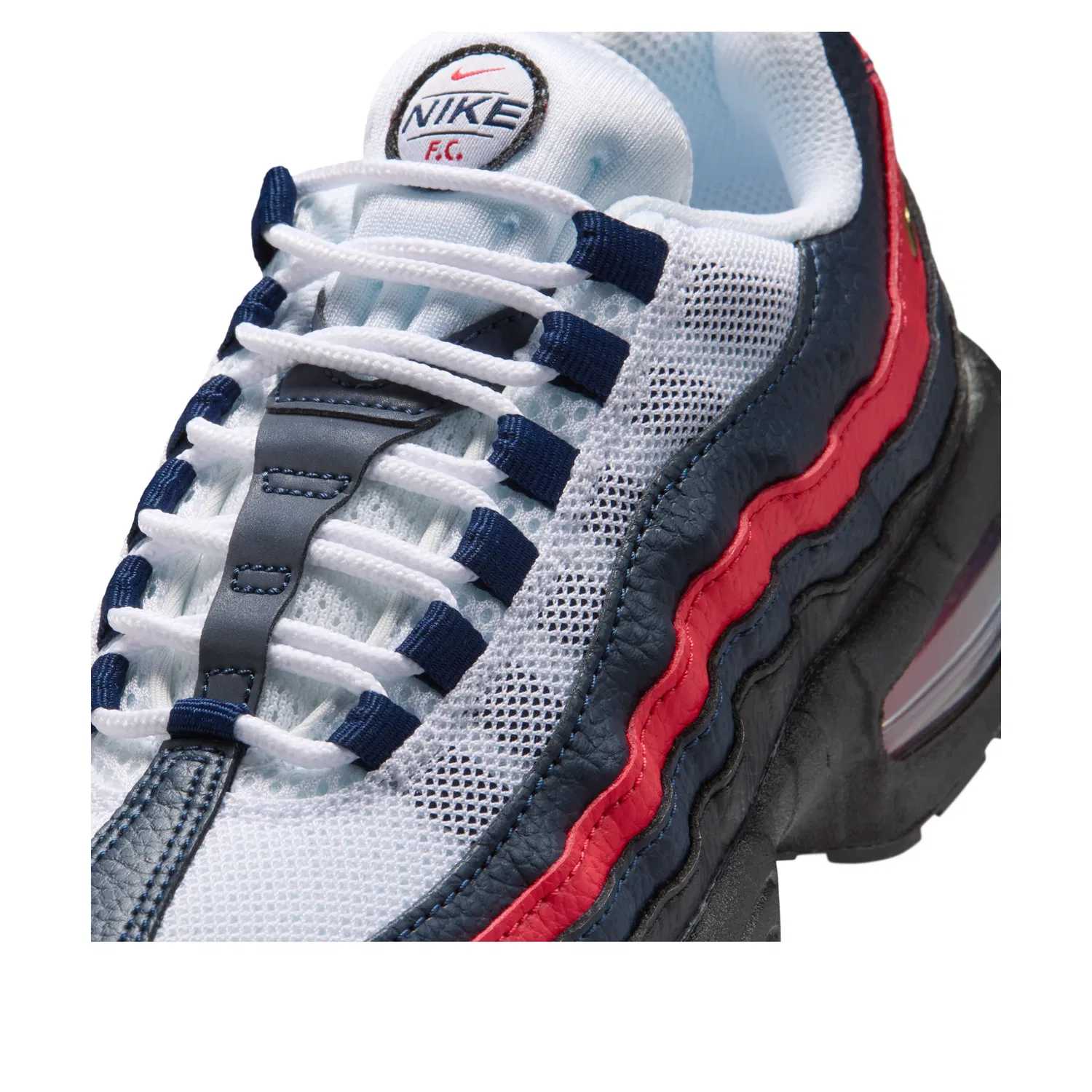Кроссовки детские Nike Air Max 95 Big Bubble LTR SE, синий/красный/белый — фото 4