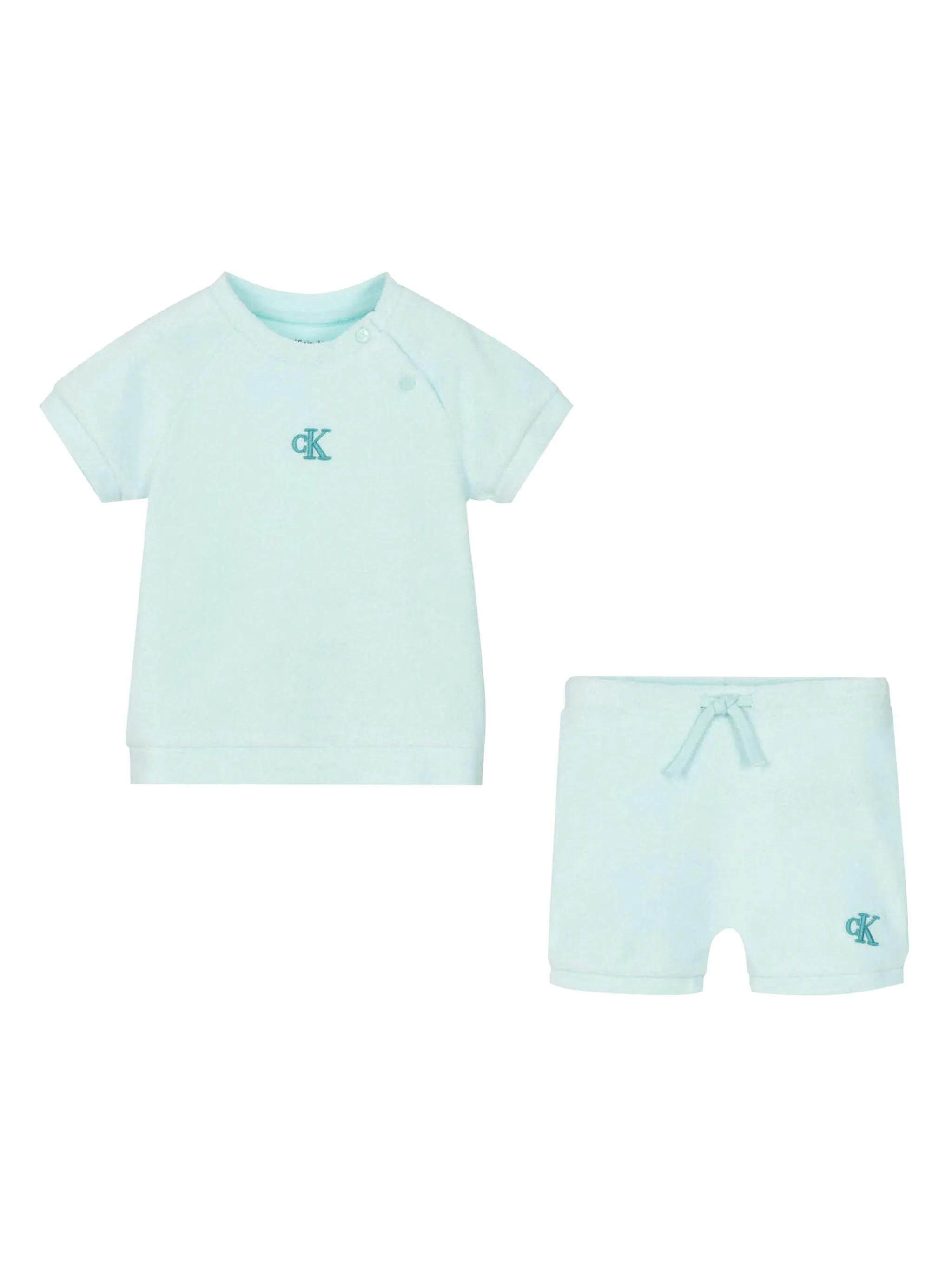 

Комплект из трех предметов с логотипом Calvin Klein Kids, синий