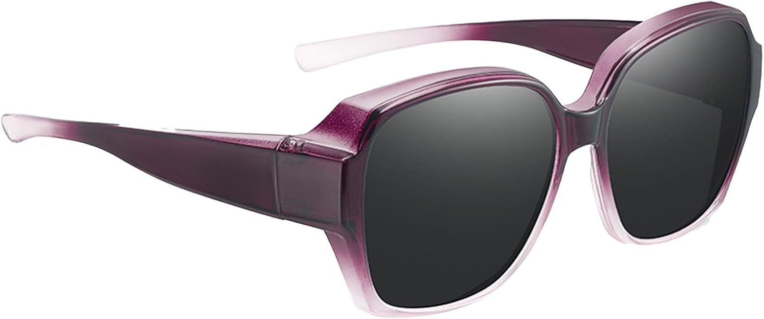 

Солнцезащитные очки, надеваемые поверх обычных очков - облегающие очки для мужчин, легкие, обеспечивают защиту от УФ-излучения, подходят для вождения и игры в гольф Generic, A