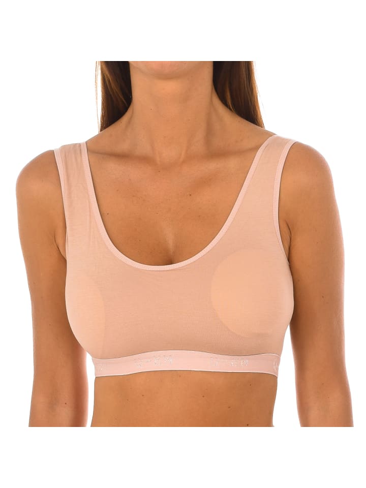 

Спортивный бюстгальтер бежевого цвета Kisses and Love