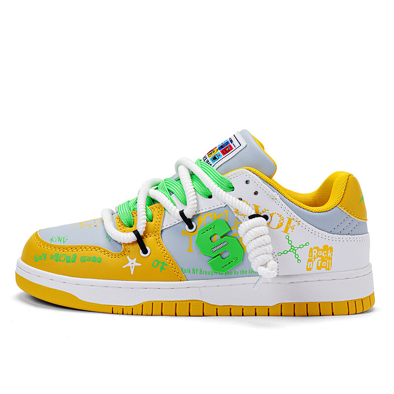 

Кроссовки SESAME STREET Skateboarding Shoes Unisex Low-top, цвет Coffee