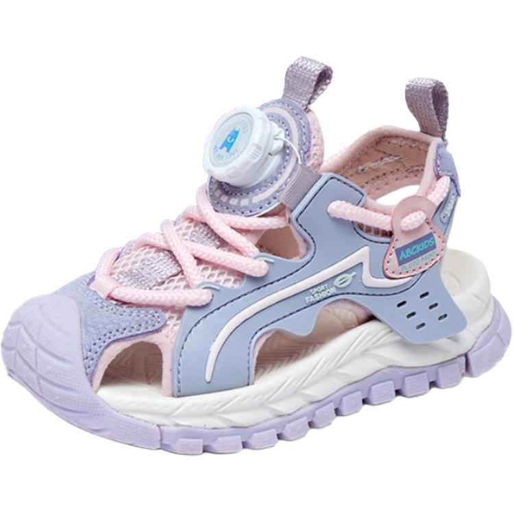 

Детские сандалии с нескользящей подошвой и износостойким верхом ABC KIDS, розовый/фиолетовый
