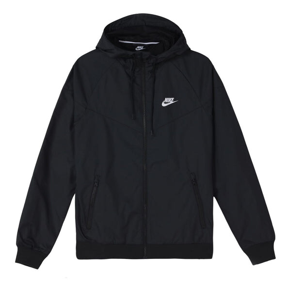 

Куртка men's windrunner hooded woven windbreaker sports jacket Nike, черный