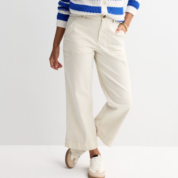 

Брюки с накладными карманами Petite Sonoma Goods For Life, цвет lanie beige
