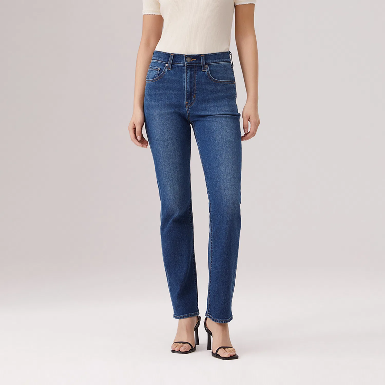Джинсы Ice Cool Series для женщин, medium blue, moderate slim fit Levis — фото 4