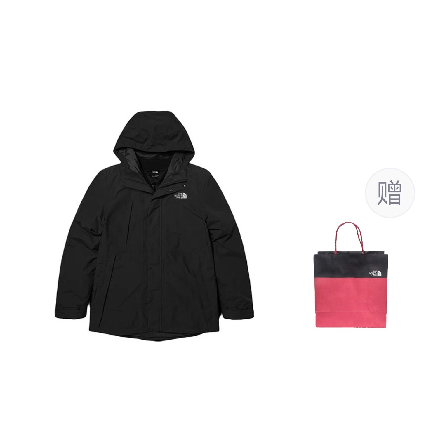 

Ветровка мужская Черный Подарочный Пакет The North Face