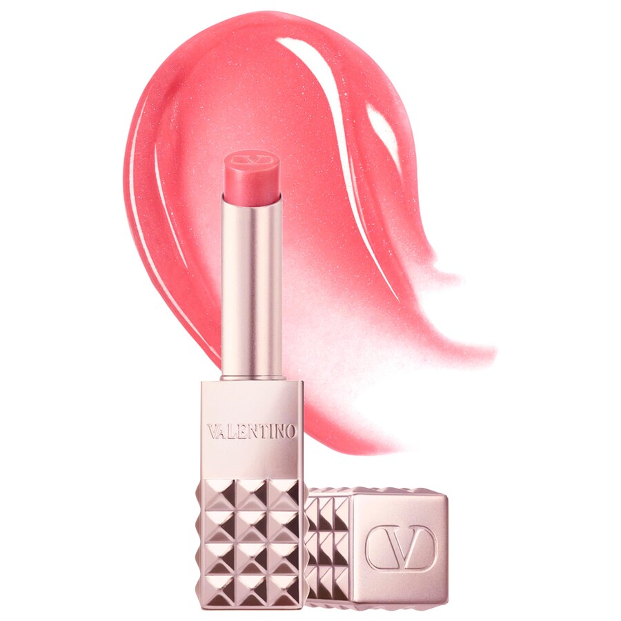 

Увлажняющий бальзам для губ Spike Valentino Hydrating Disco Lip Balm Valentino, 0.06 oz/1.9g, Rose In The Woods